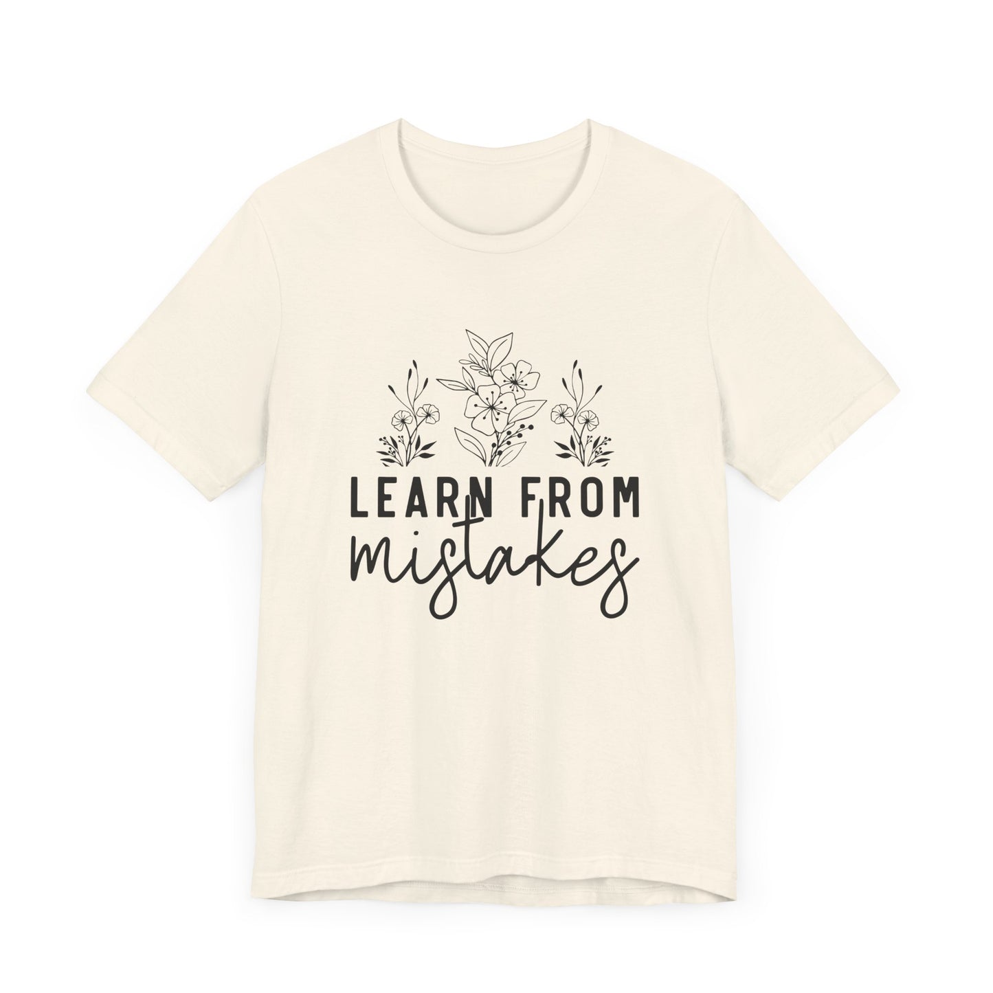Learn From Mistakes Jersey Short Sleeve Tee