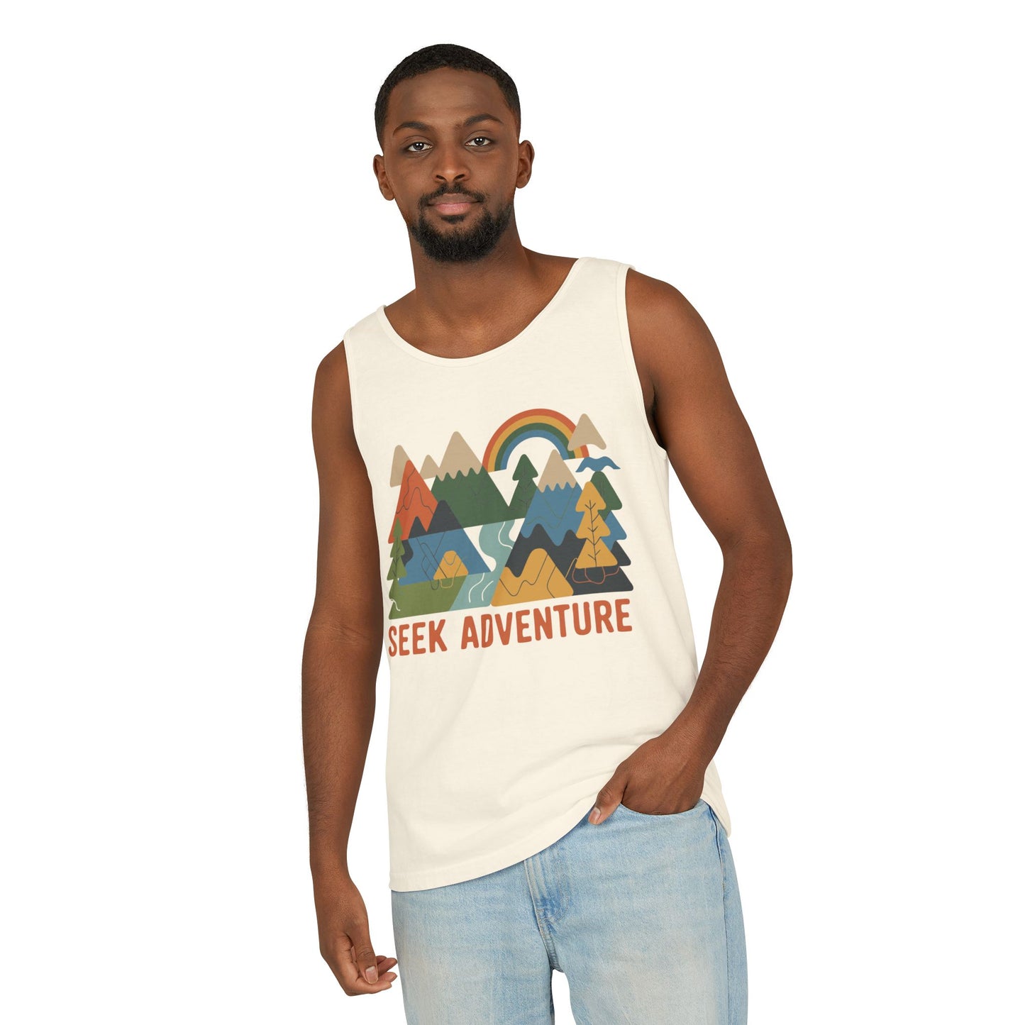 Seek Adventure Garment-Dyed Tank Top