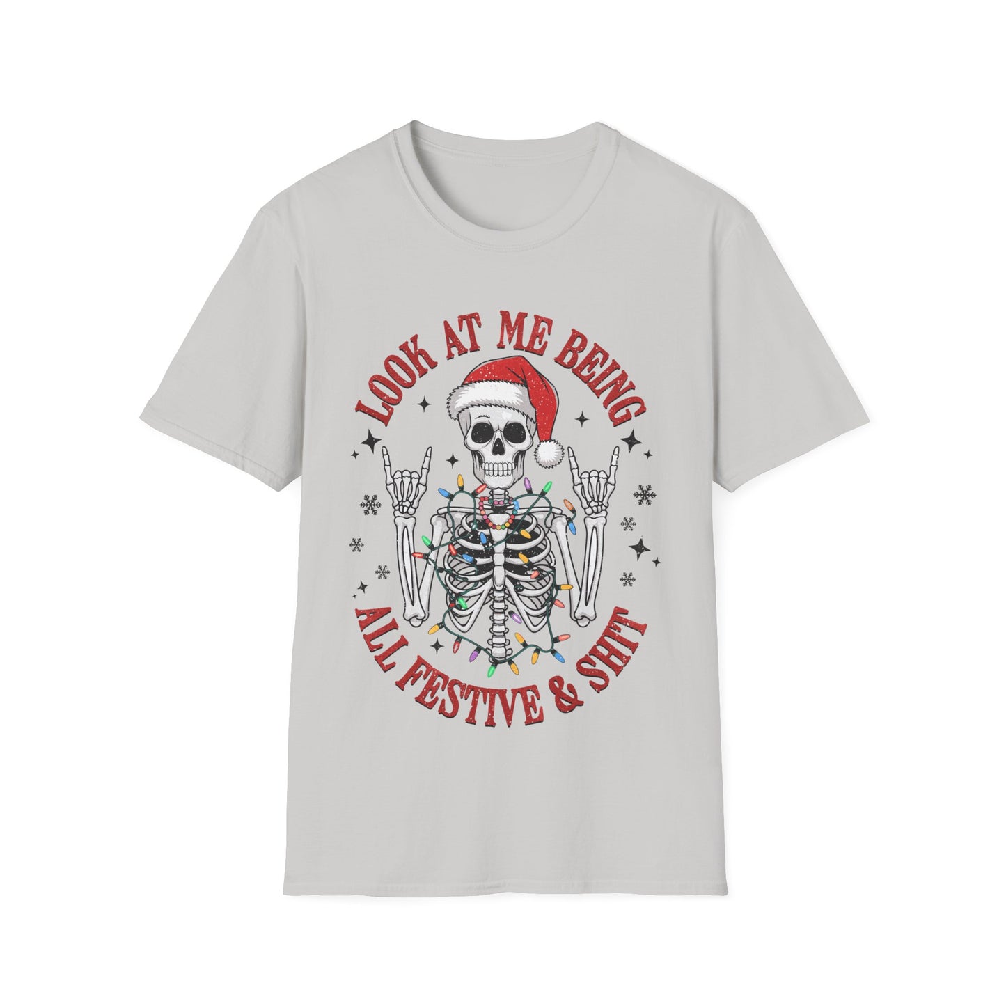 Festive Skellie Softstyle T-Shirt