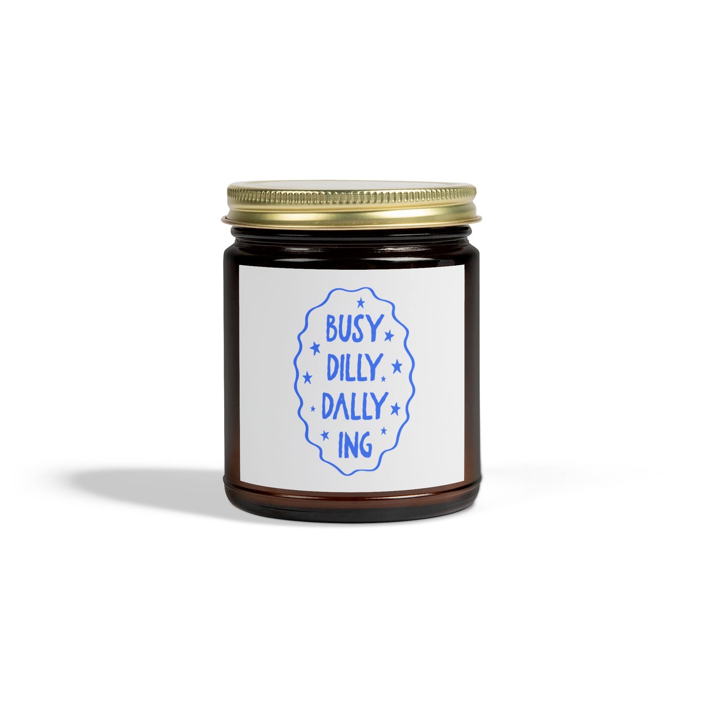 Busy Dilly Dallying Scented Candles, Coconut Apricot Wax (4oz, 9oz)