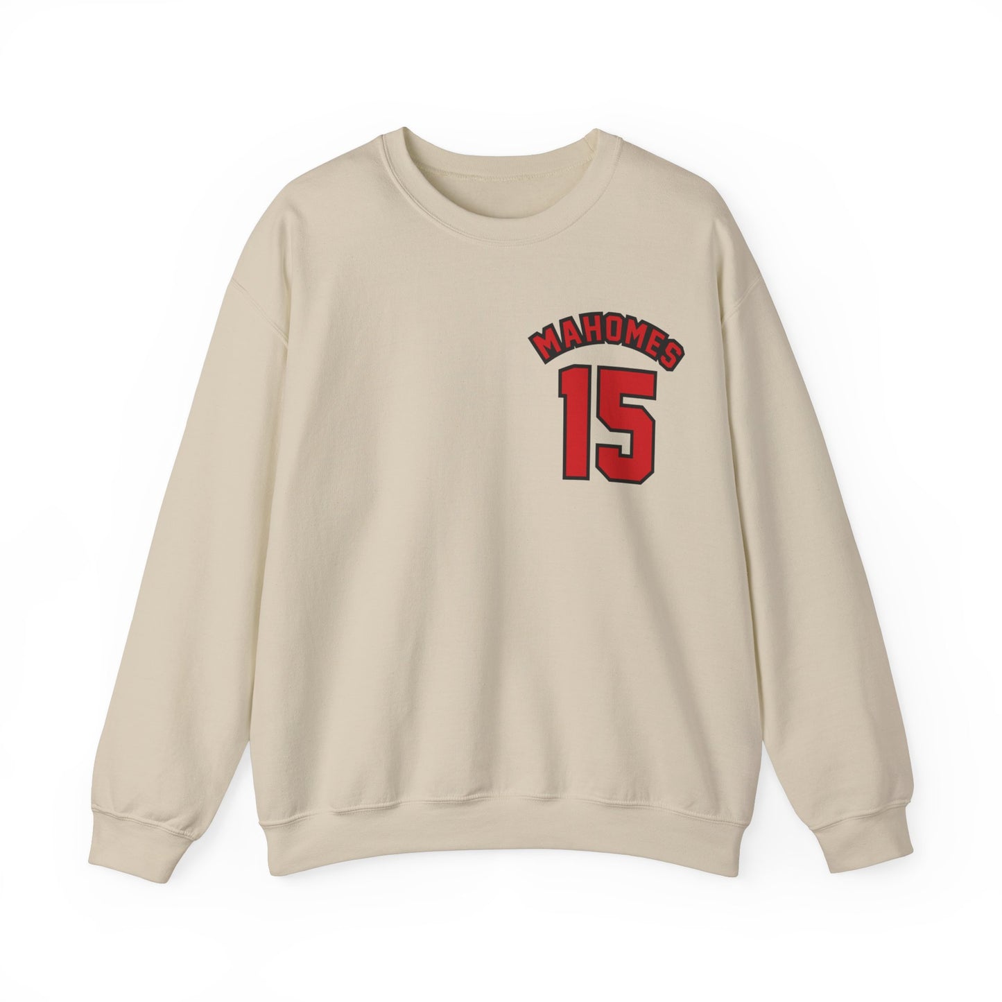 Pocket Mahomes 15 Heavy Blend™ Crewneck Sweatshirt