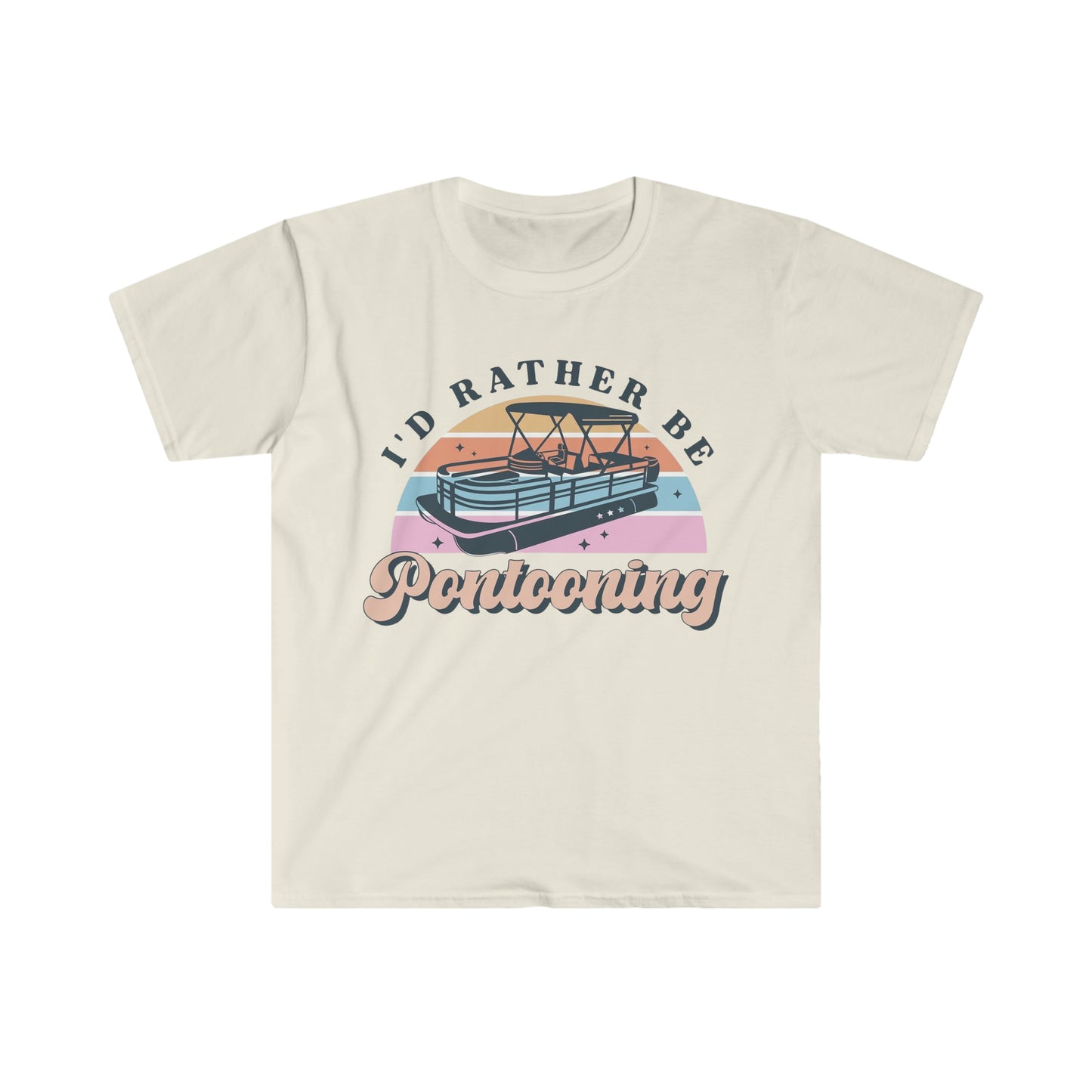 Rather Be Pontooning Softstyle T-Shirt