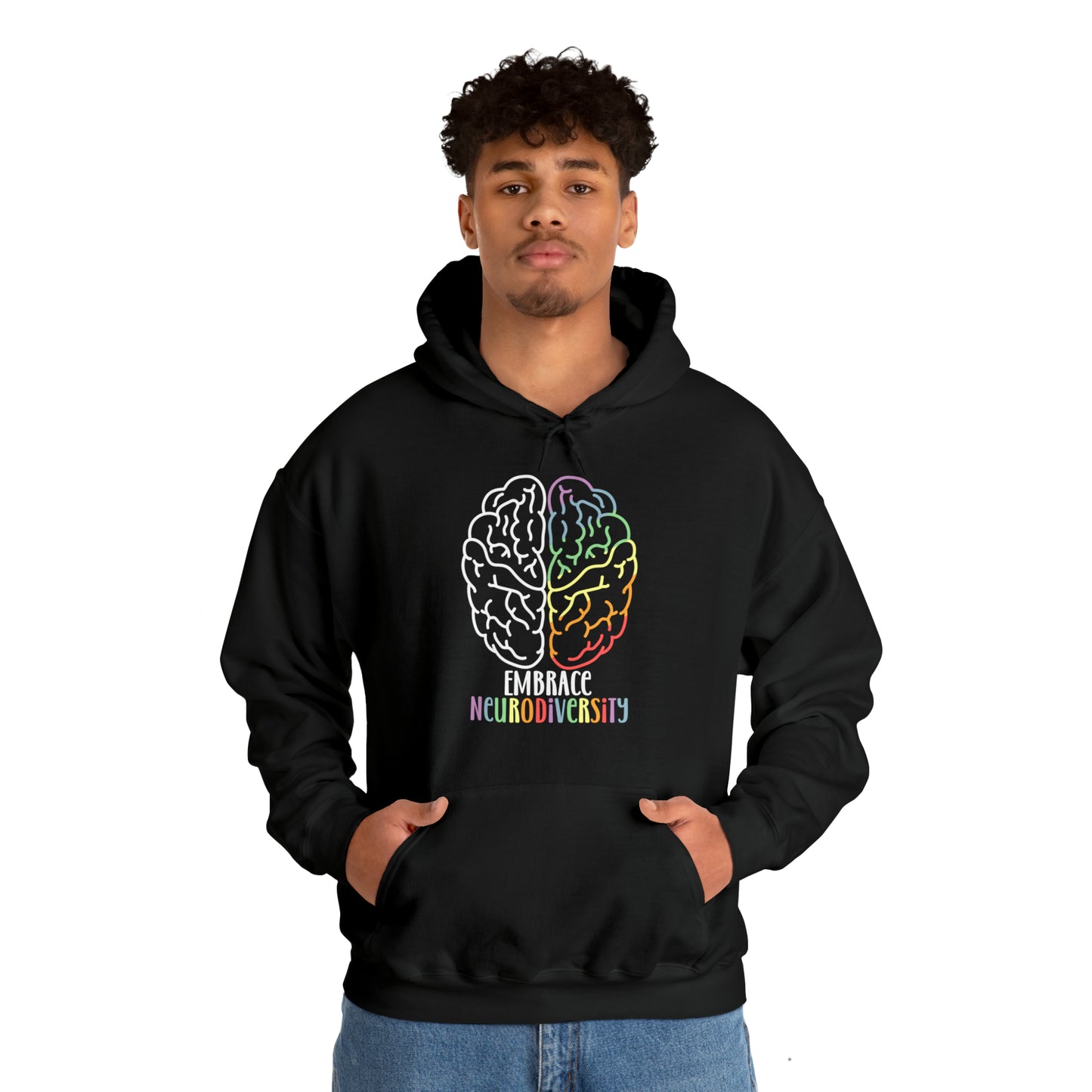 Embrace Neurodiversity Heavy Blend™ Hooded Sweatshirt