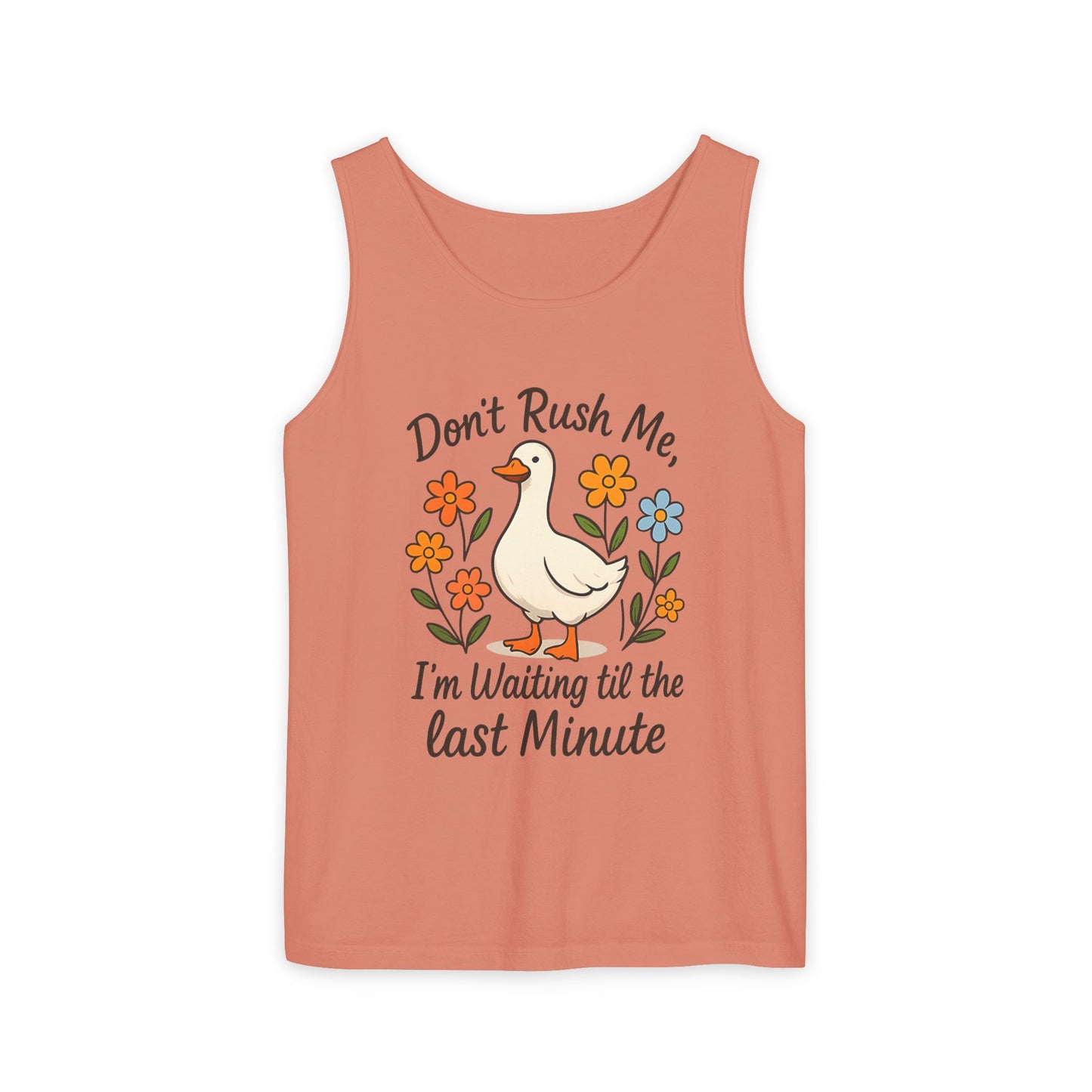 Dot Rush Me  Garment-Dyed Tank Top