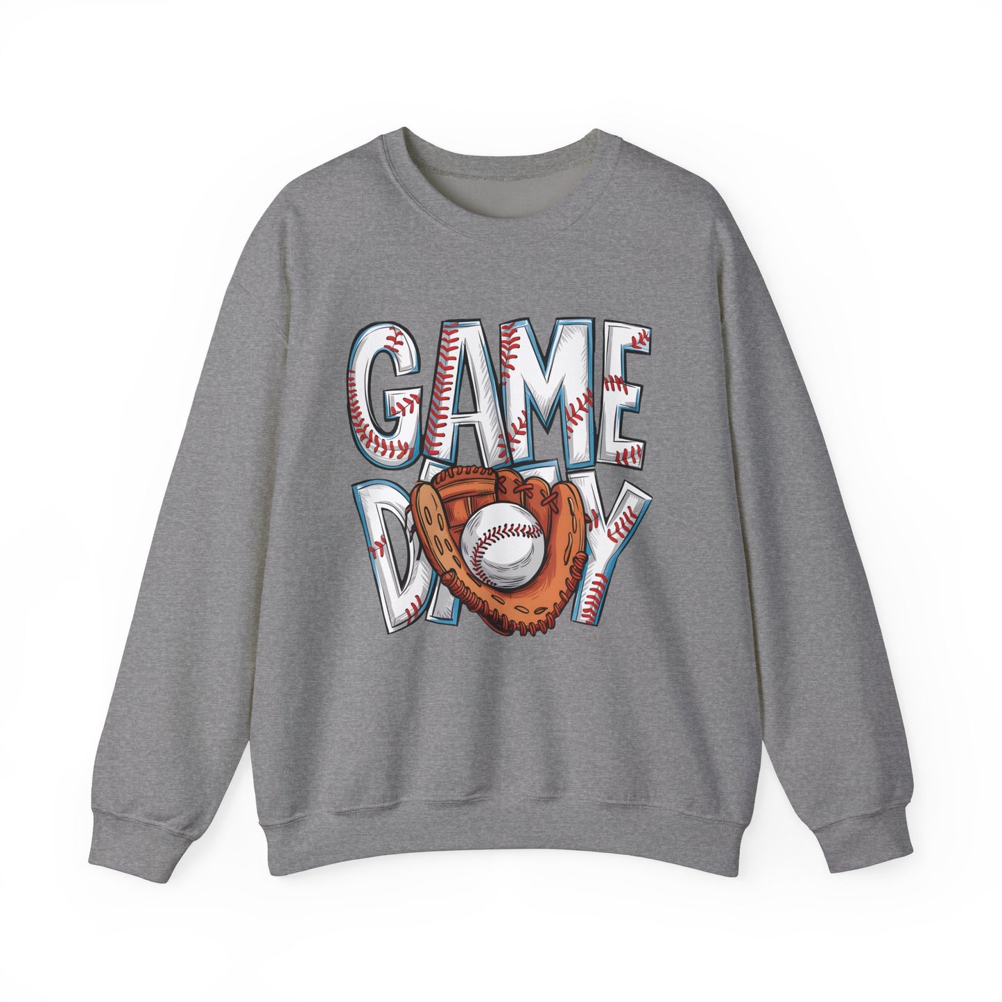 Baseball Game Day Heavy Blend™ Crewneck Sweatshirt