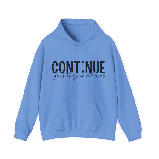 Continue Heavy Blend™ Hooded Sweatshirt