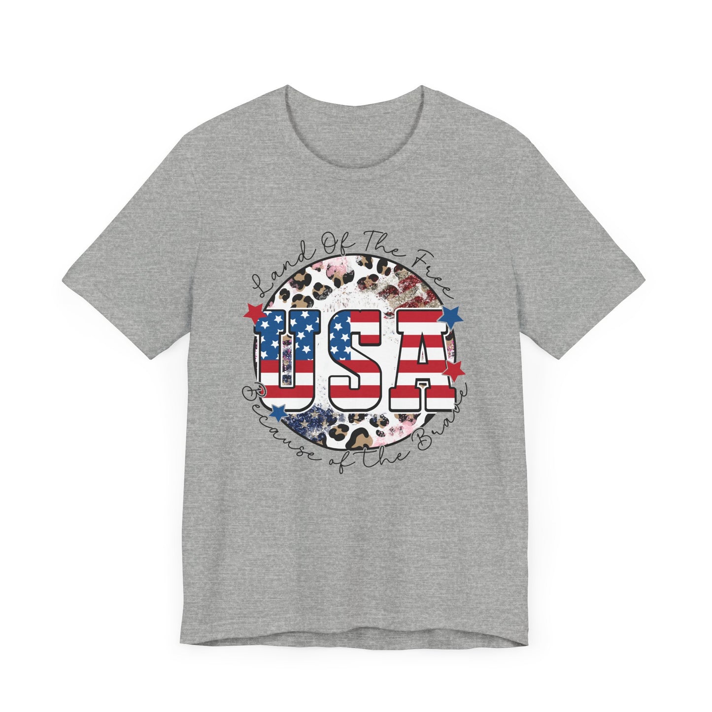 Land Of The Free Jersey Short Sleeve Tee