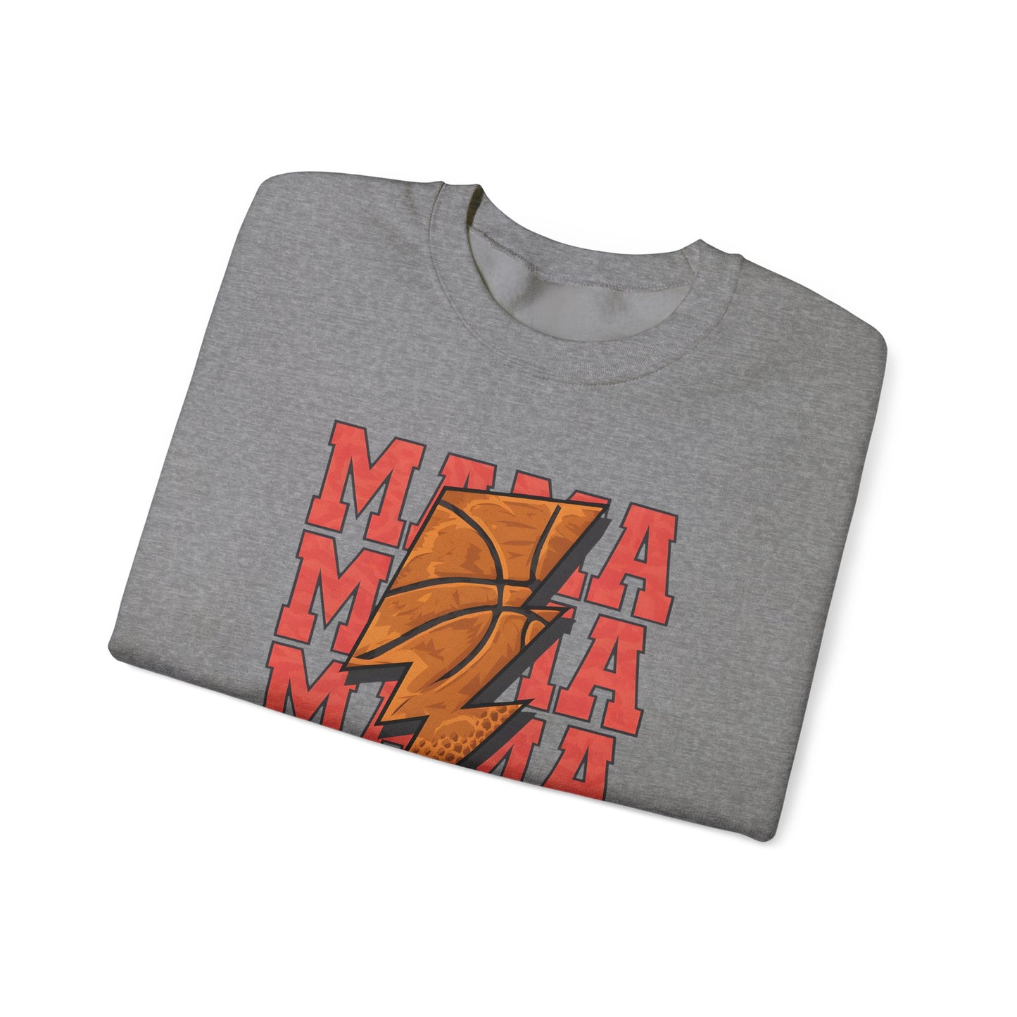 Stacked Basketball Mama Heavy Blend™ Crewneck Sweatshirt