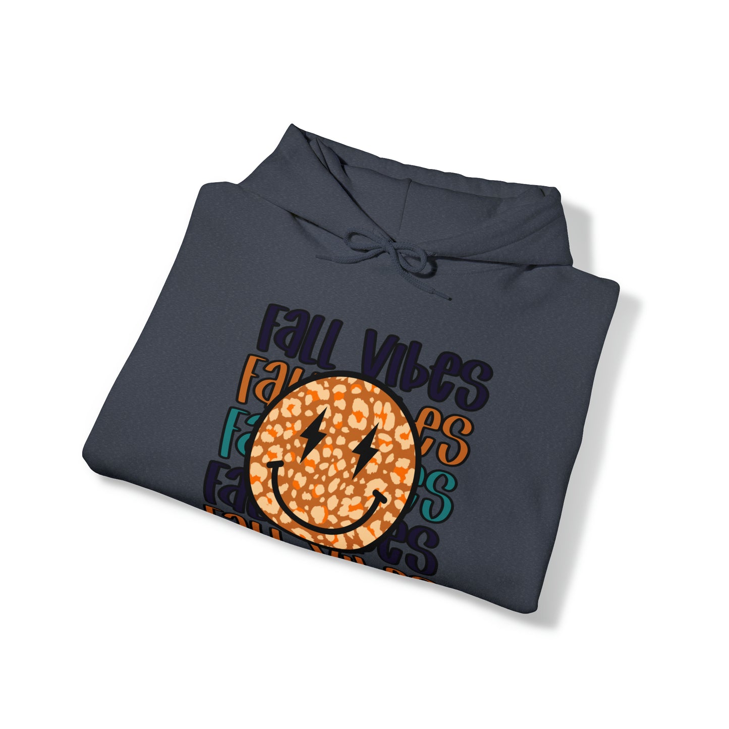 Fall Vibes Smile Heavy Blend™ Hooded Sweatshirt
