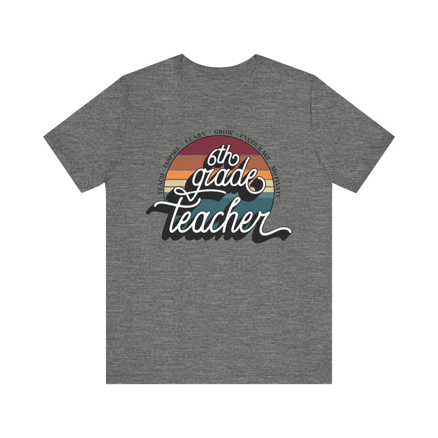 6th Grade Teacher Jersey Short Sleeve Tee