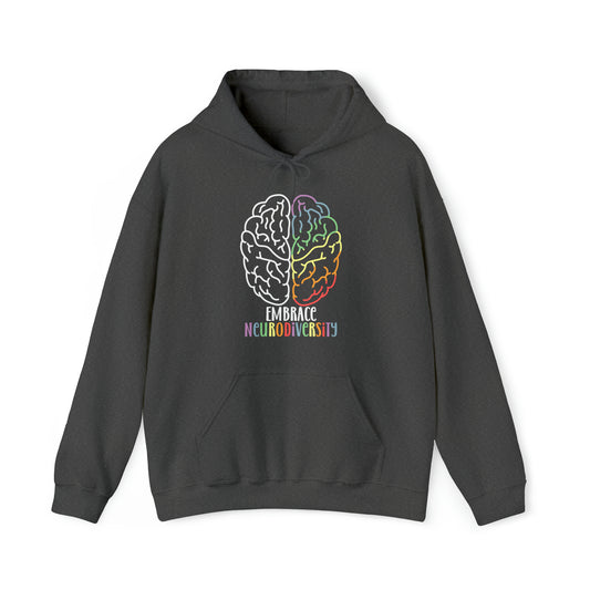 Embrace Neurodiversity Heavy Blend™ Hooded Sweatshirt