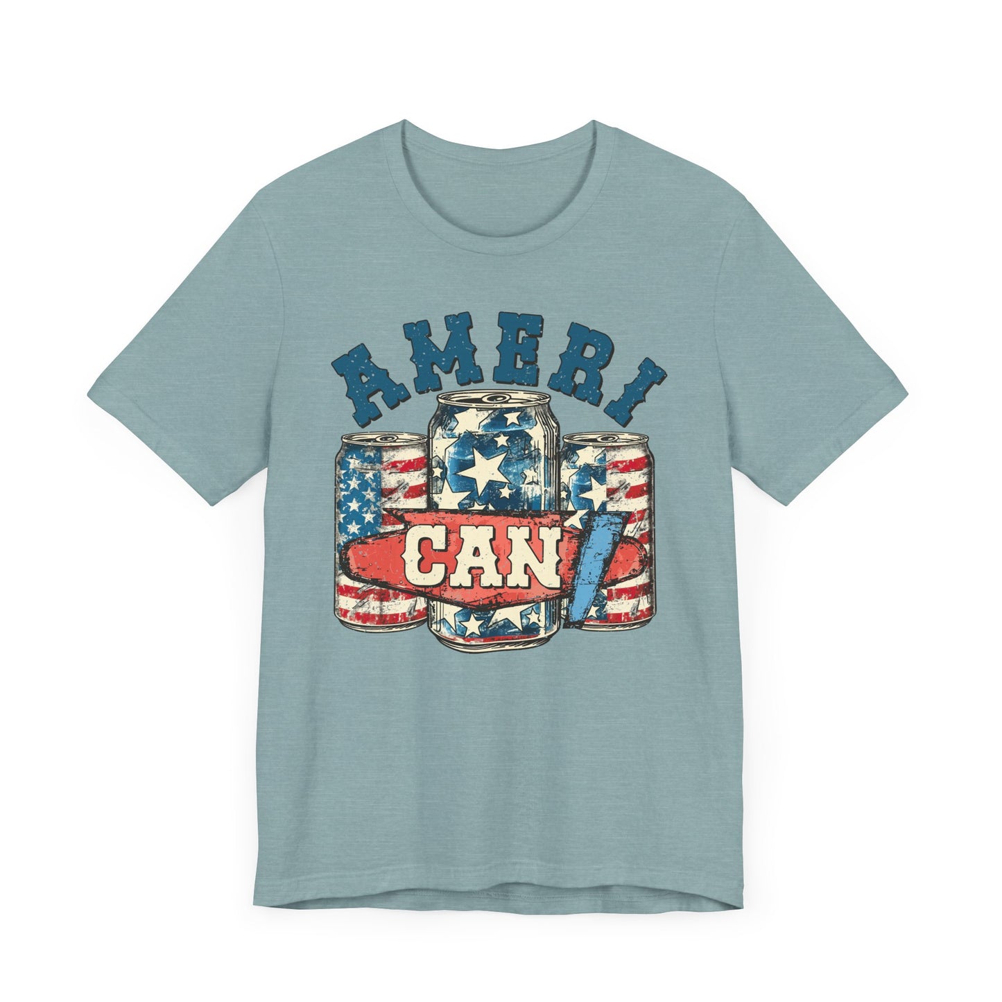Ameri Can  Jersey Short Sleeve Tee