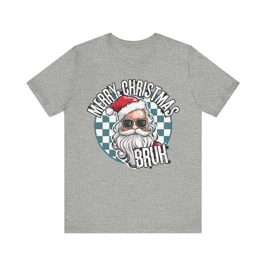 Merry Christmas Bruh Jersey Short Sleeve Tee