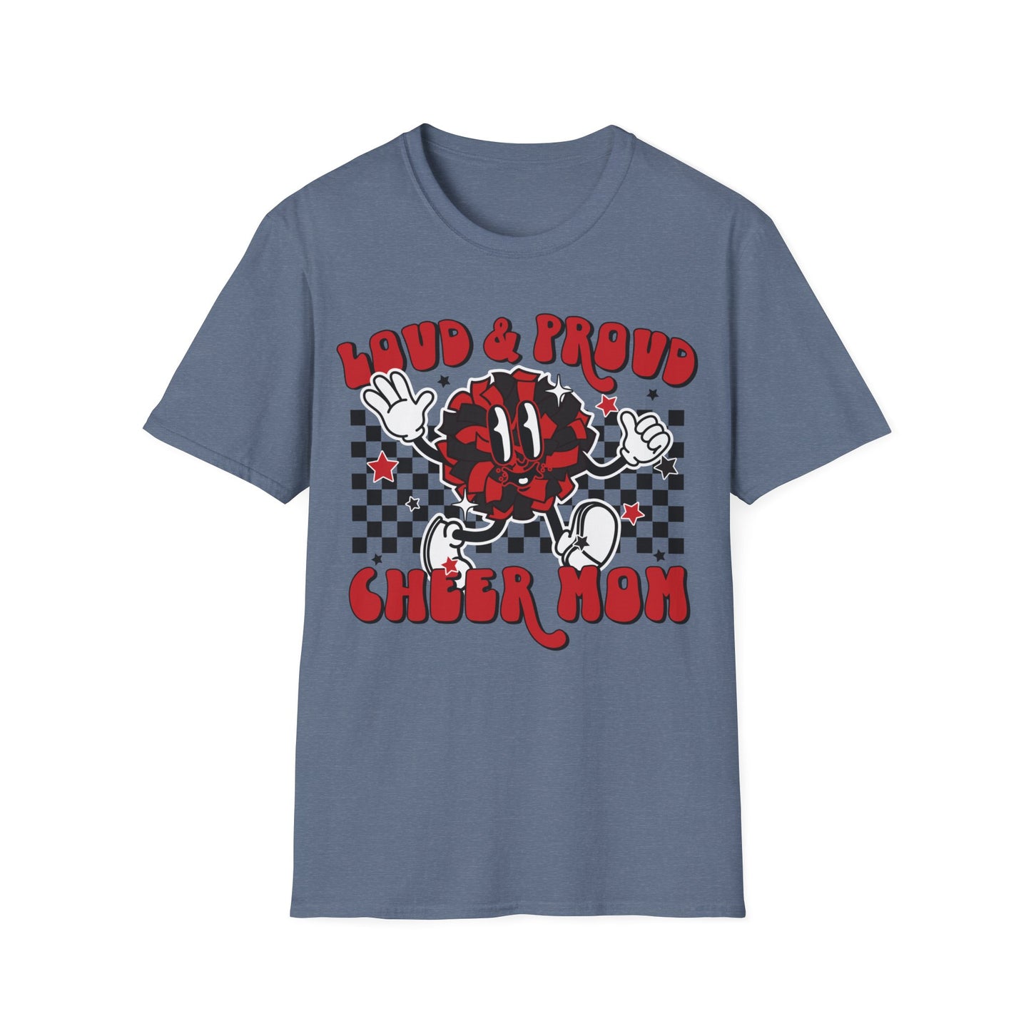 Loud Proud Cheer Mom Softstyle T-Shirt