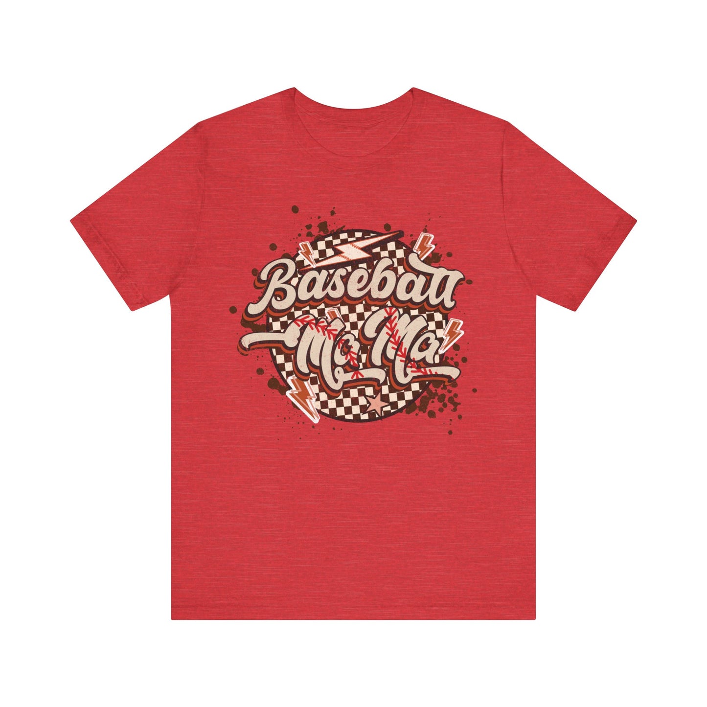 Retro Baseball Mama Jersey Short Sleeve Tee