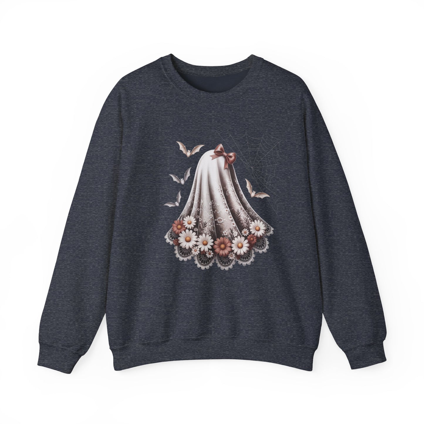Lace Ghost Heavy Blend™ Crewneck Sweatshirt