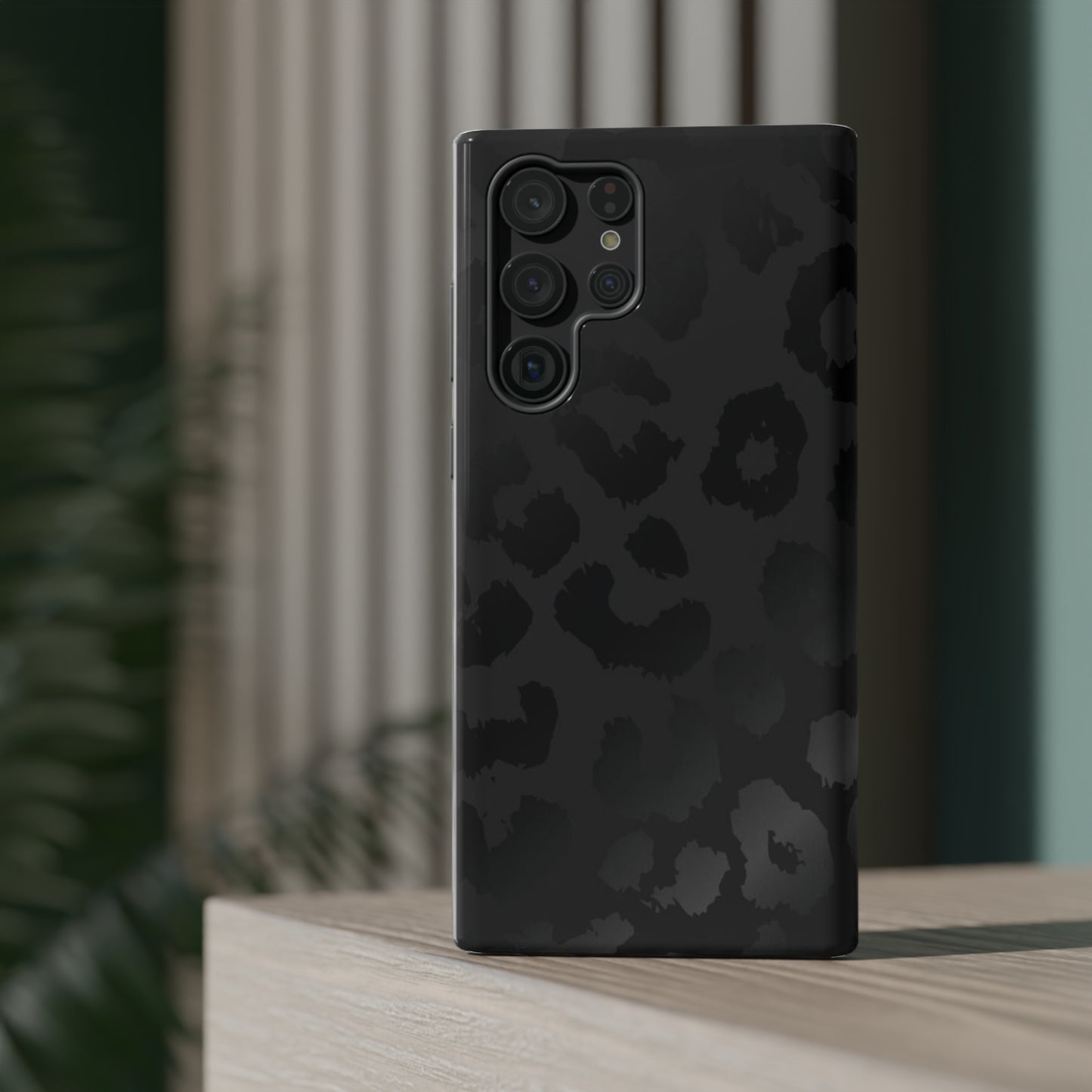Black Leopard Phone Case