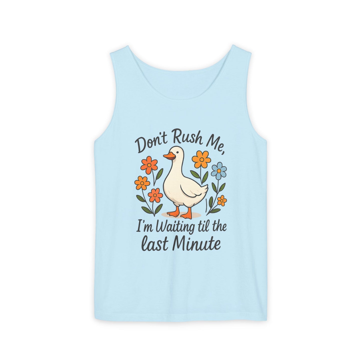Dot Rush Me  Garment-Dyed Tank Top