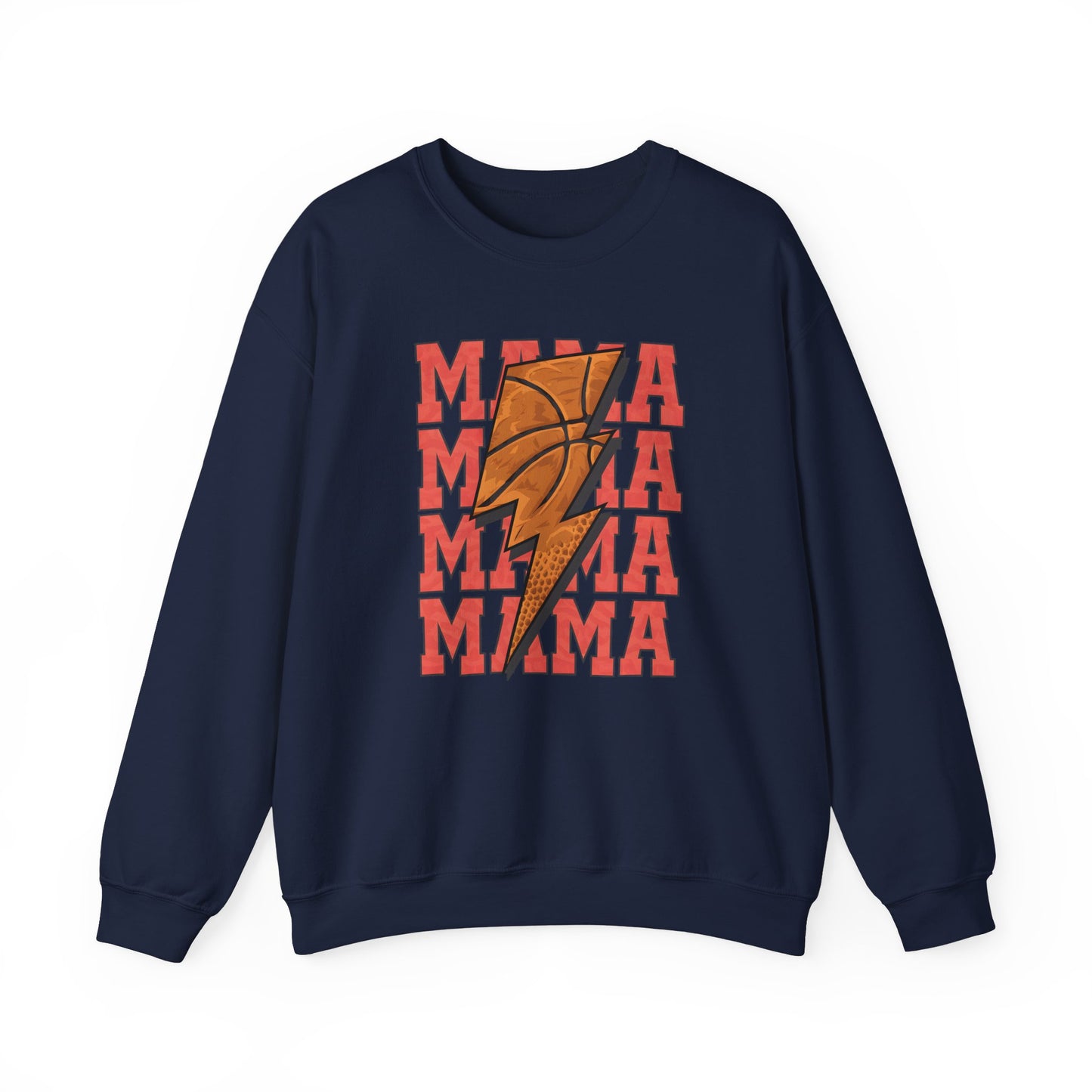 Stacked Basketball Mama Heavy Blend™ Crewneck Sweatshirt