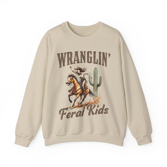 Wranglin  Feral Kids Heavy Blend™ Crewneck Sweatshirt