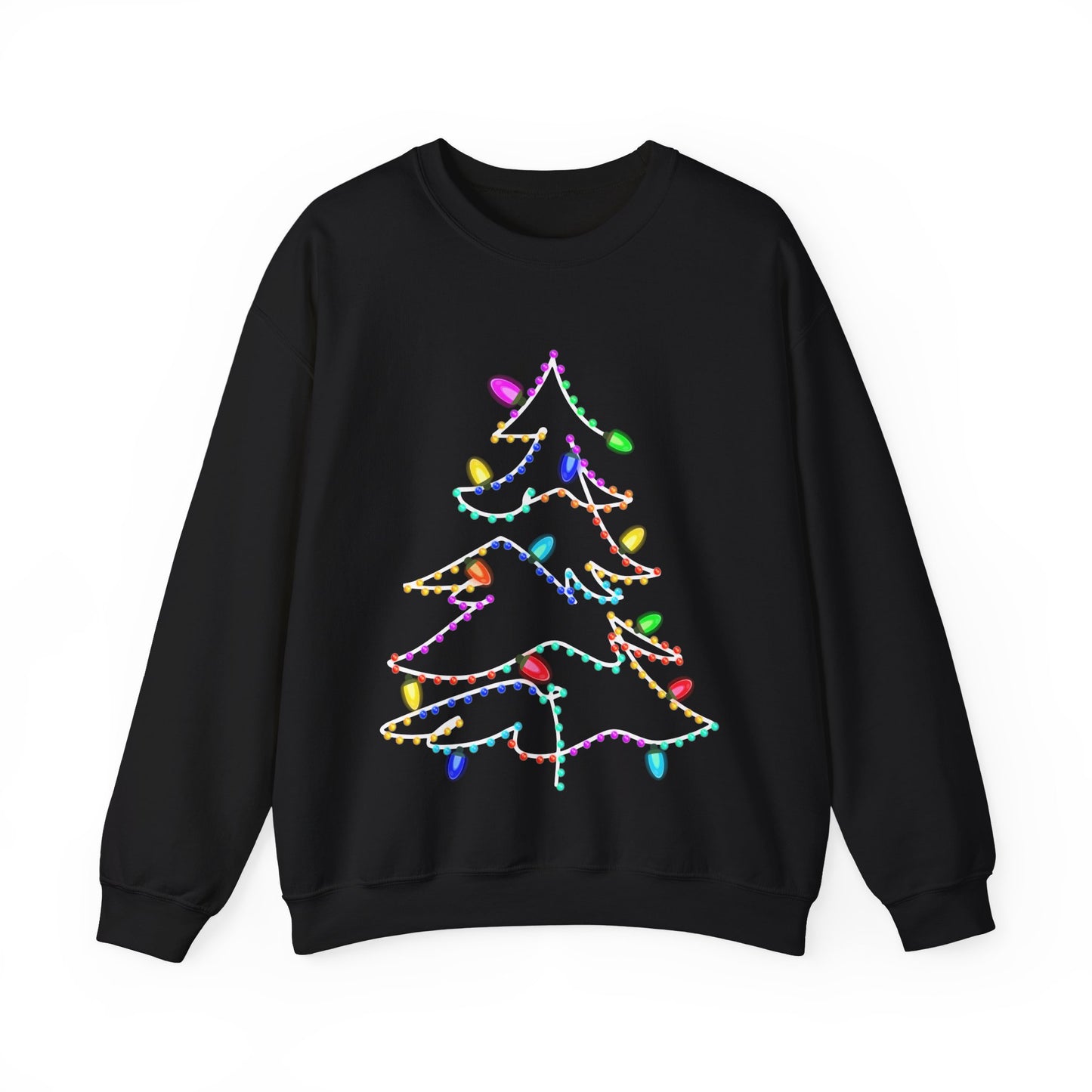 Lighted Christmas Tree  Heavy Blend™ Crewneck Sweatshirt