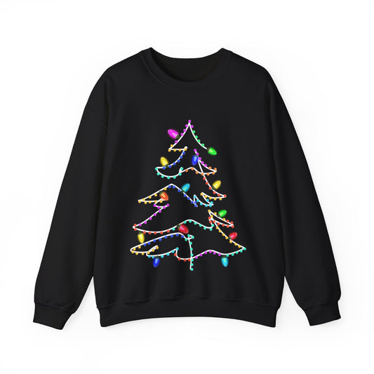 Lighted Christmas Tree  Heavy Blend™ Crewneck Sweatshirt