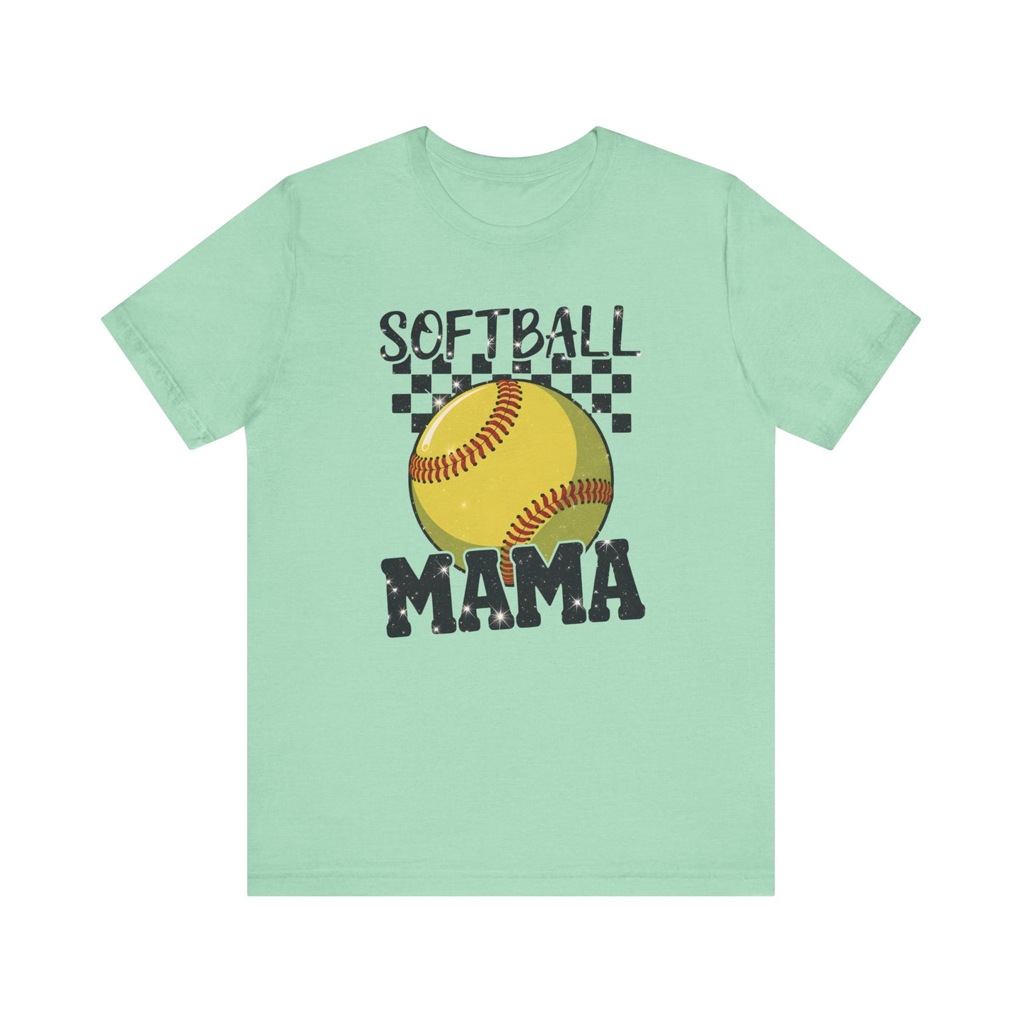 Softball Mama Jersey Short Sleeve Tee