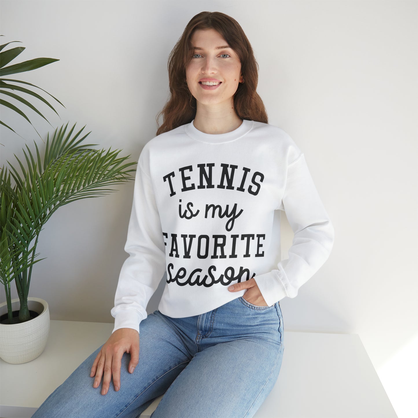 Tennis Season Heavy Blend™ Crewneck Sweatshirt