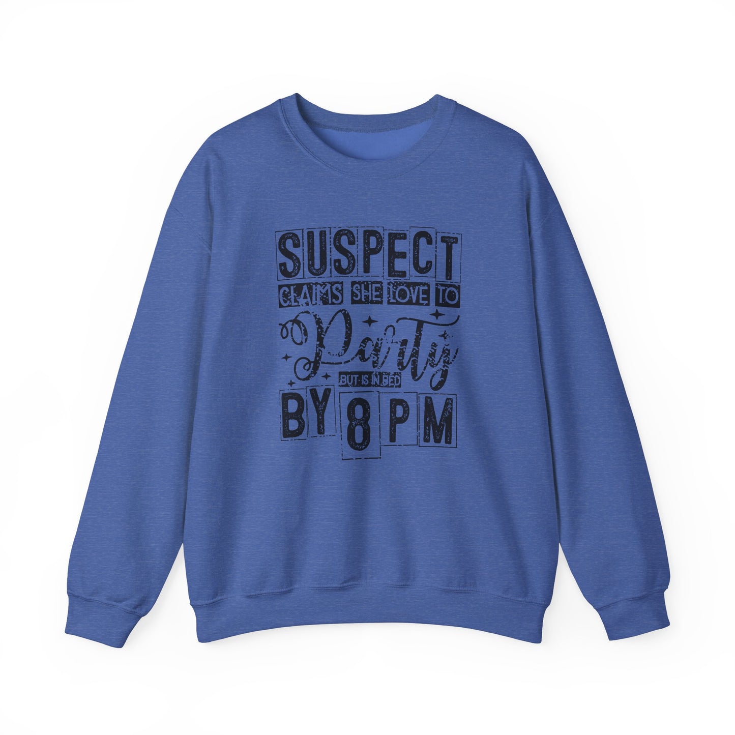 Suspect Claim To Love To Party Heavy Blend™ Crewneck Sweatshirt