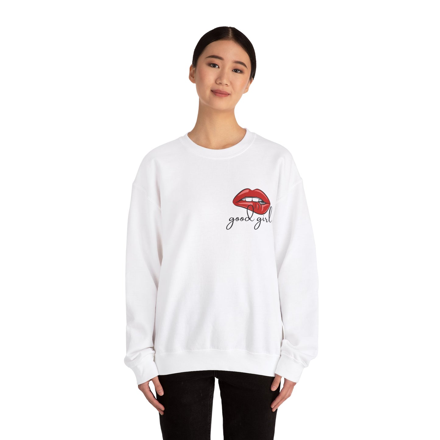 Good Girl Pocket Heavy Blend™ Crewneck Sweatshirt