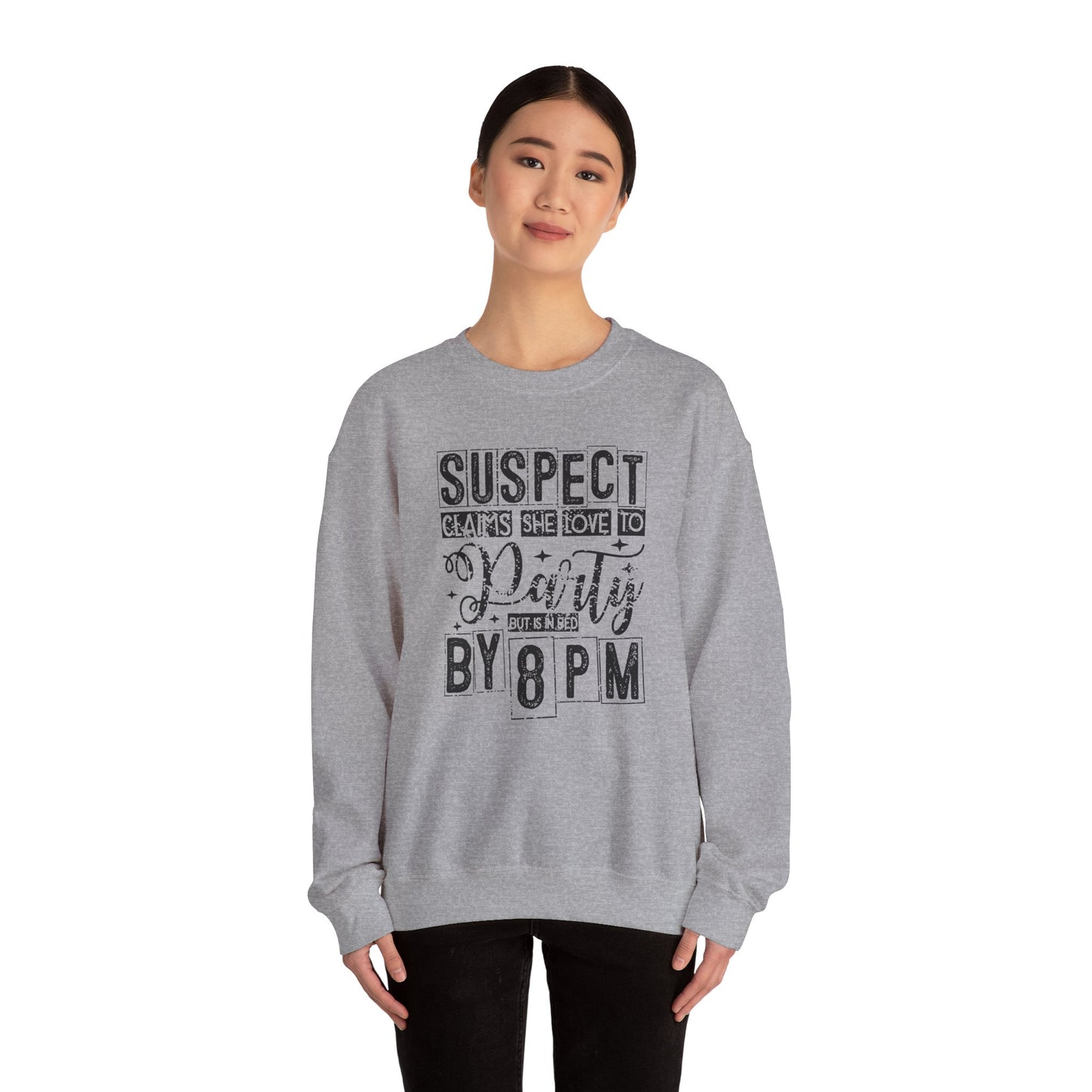 Suspect Claim To Love To Party Heavy Blend™ Crewneck Sweatshirt