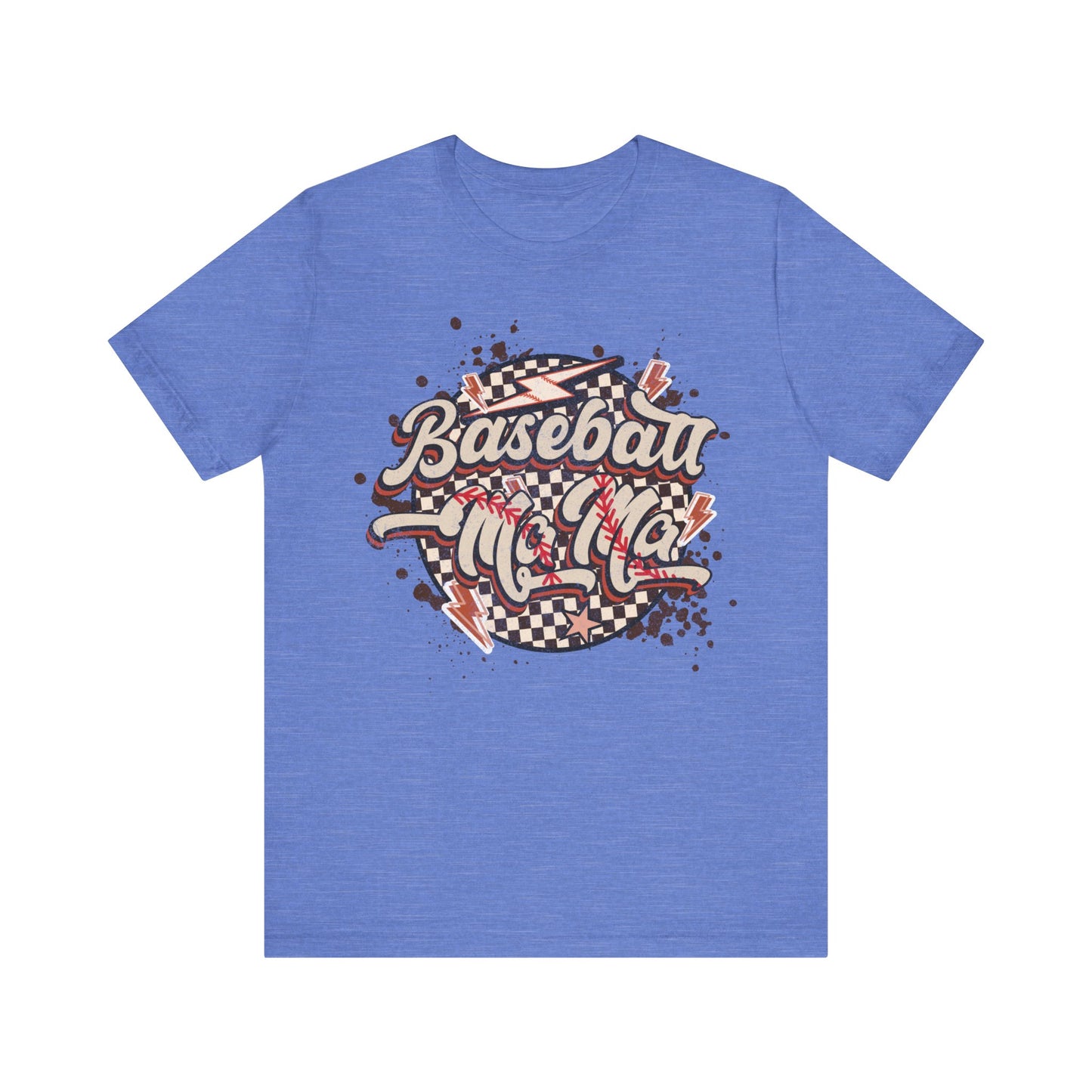 Retro Baseball Mama Jersey Short Sleeve Tee