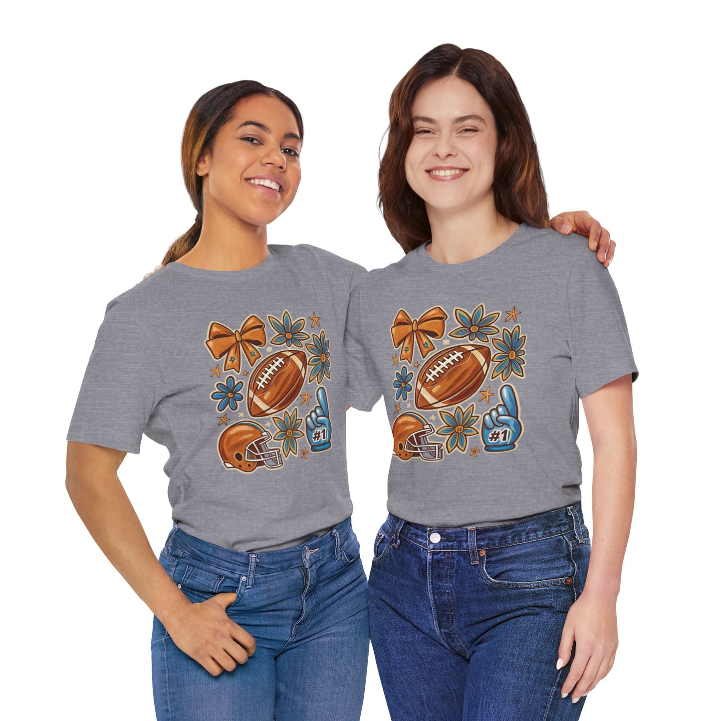 Fall Football Vibes Jersey Short Sleeve Tee