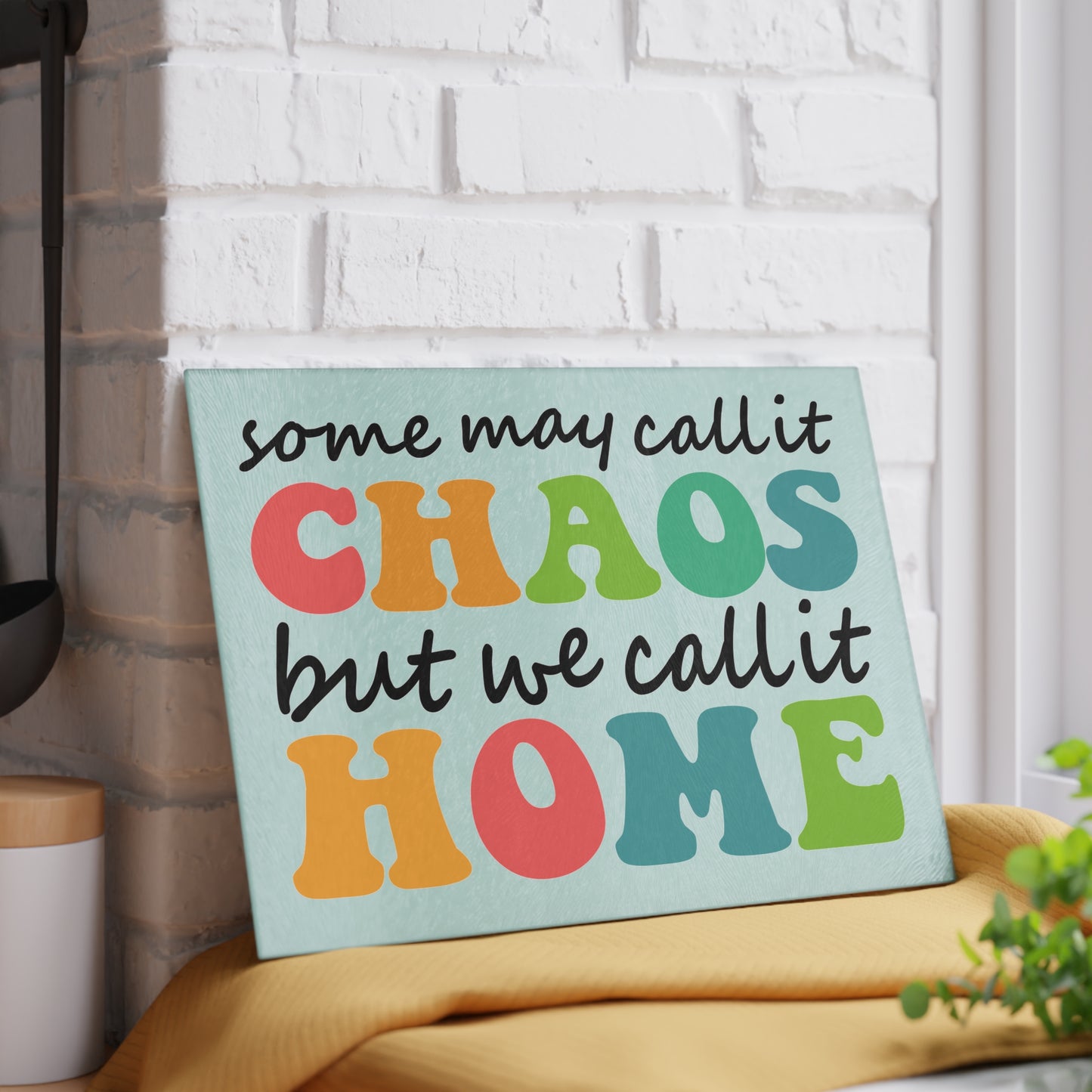 Call It Home Glass Cutting Board