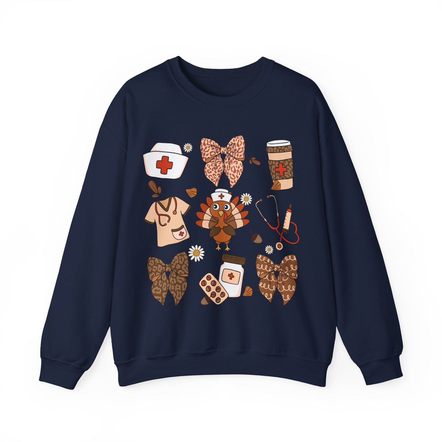 Nurse Turkey Heavy Blend™ Crewneck Sweatshirt