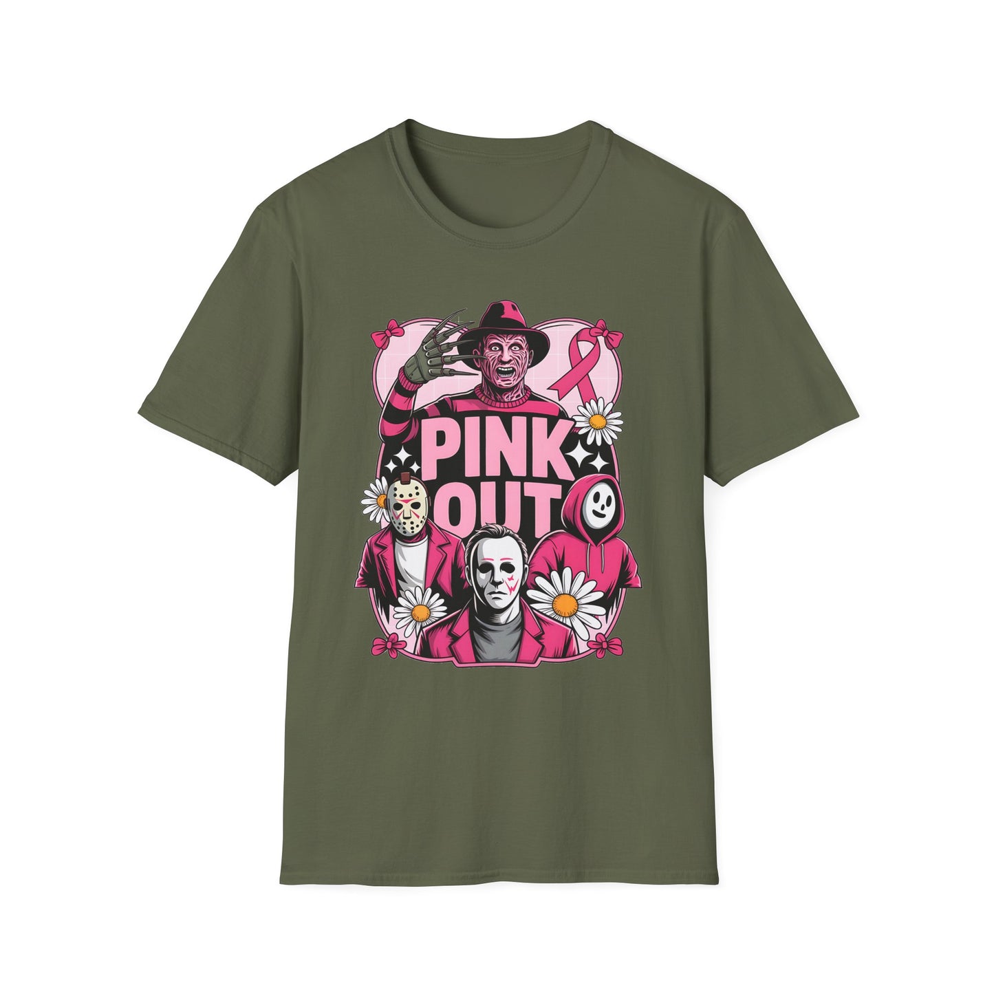 Spooky Pink Out  Softstyle T-Shirt