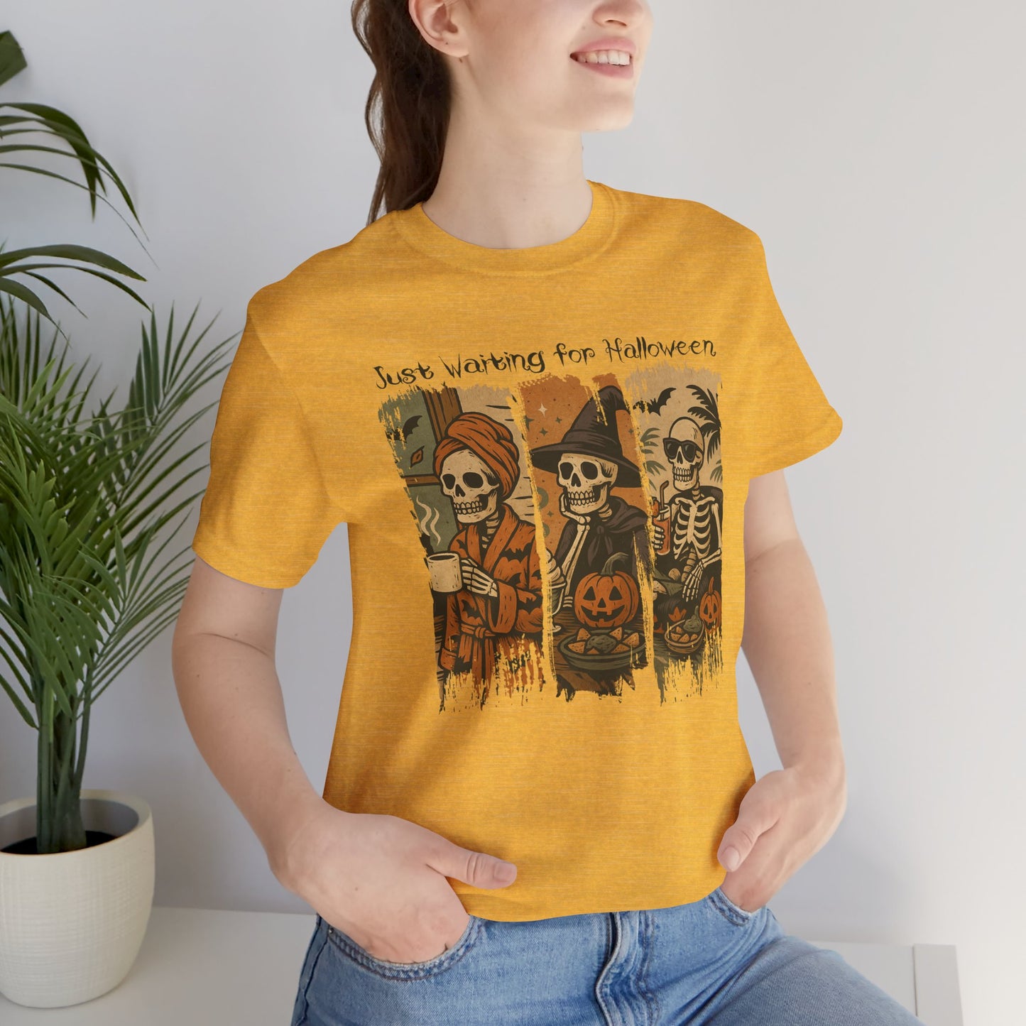 Waiting For Halloween Jersey Short Sleeve Tee