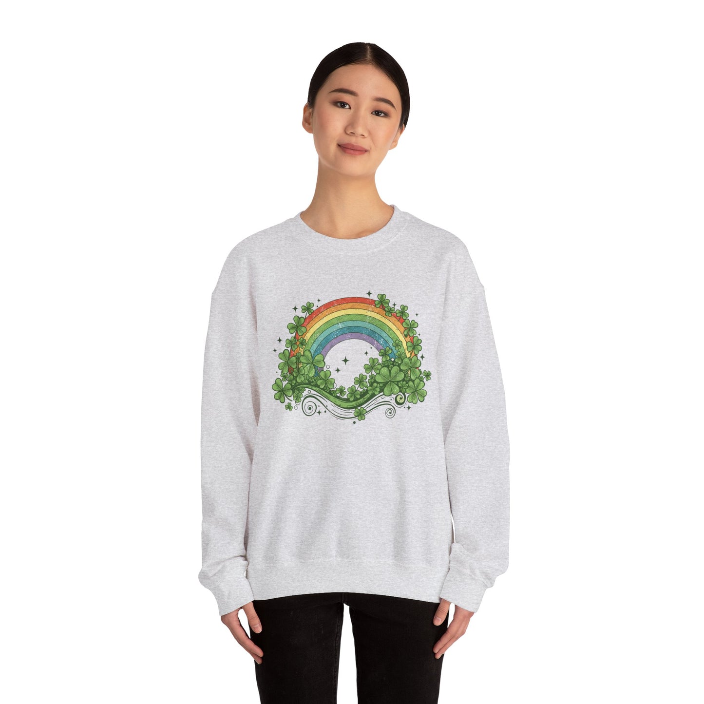 Lucky Rainbow Heavy Blend™ Crewneck Sweatshirt