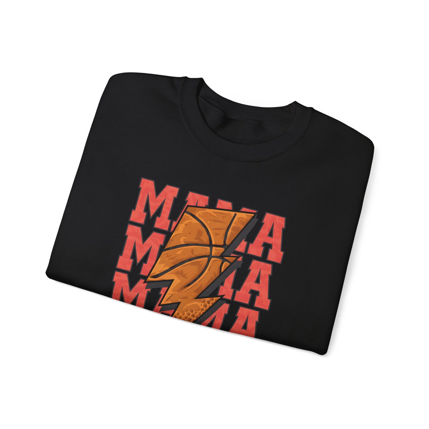 Stacked Basketball Mama Heavy Blend™ Crewneck Sweatshirt