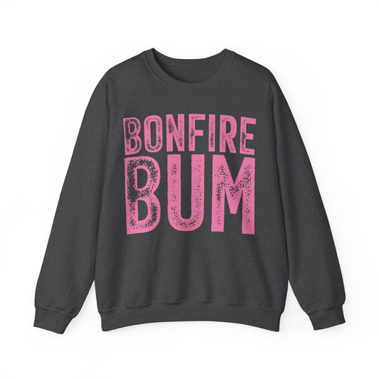 Pink Bonfire Bum Heavy Blend™ Crewneck Sweatshirt