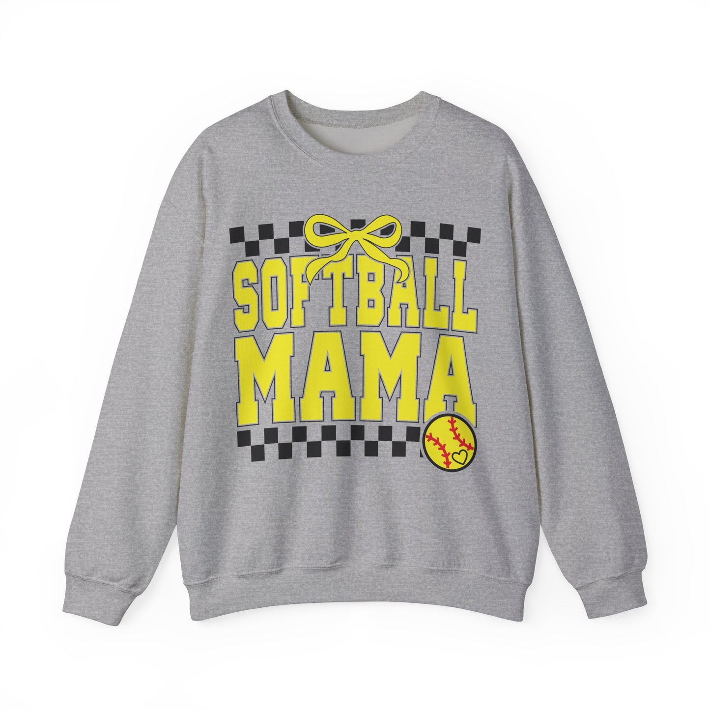 Softball Mama Heavy Blend™ Crewneck Sweatshirt