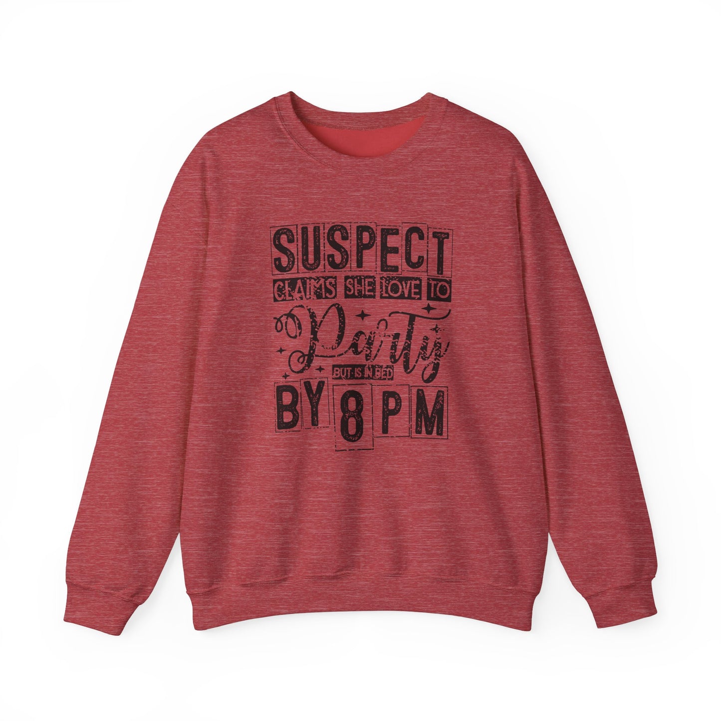 Suspect Claim To Love To Party Heavy Blend™ Crewneck Sweatshirt