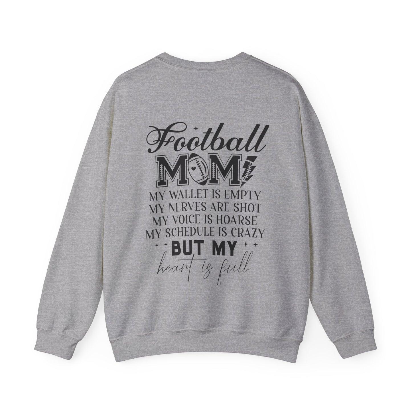 Football Mom F/B Heavy Blend™ Crewneck Sweatshirt