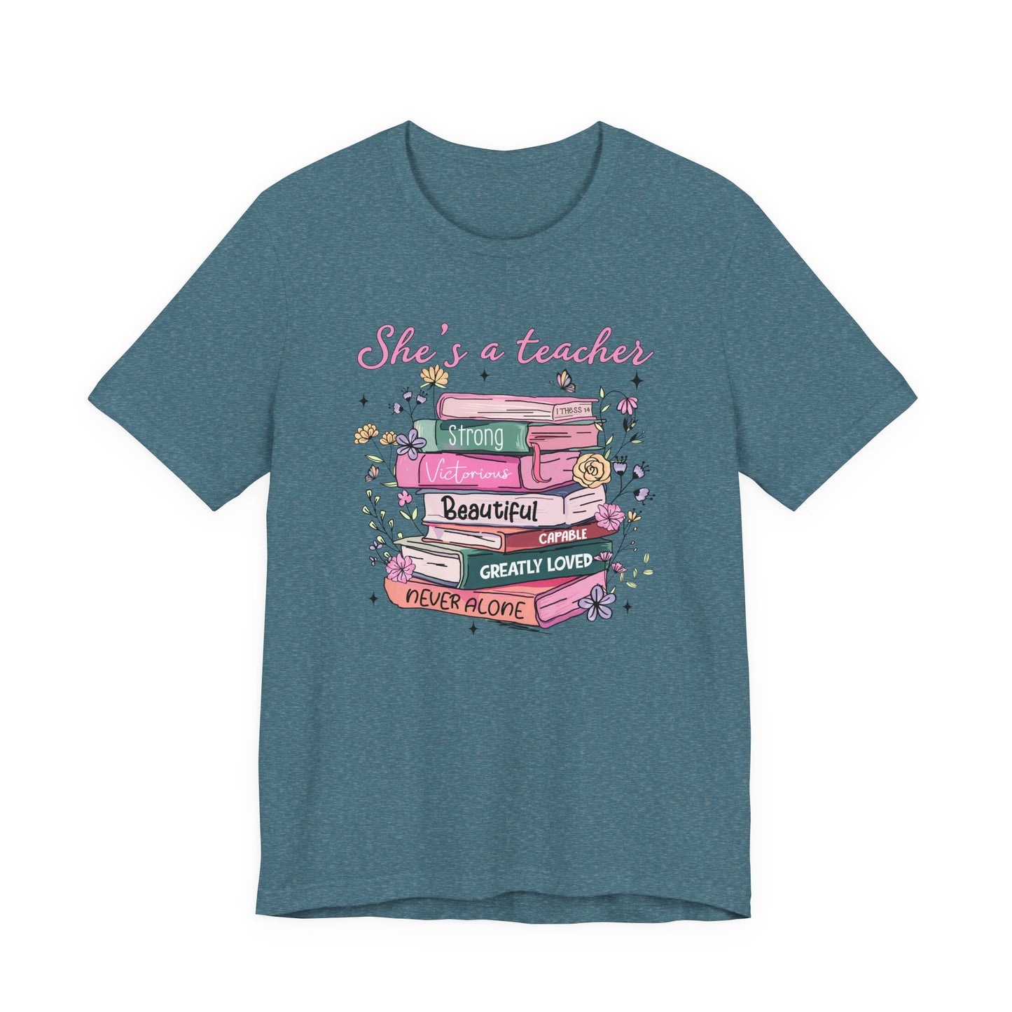 She’s A Teacher Jersey Short Sleeve Tee
