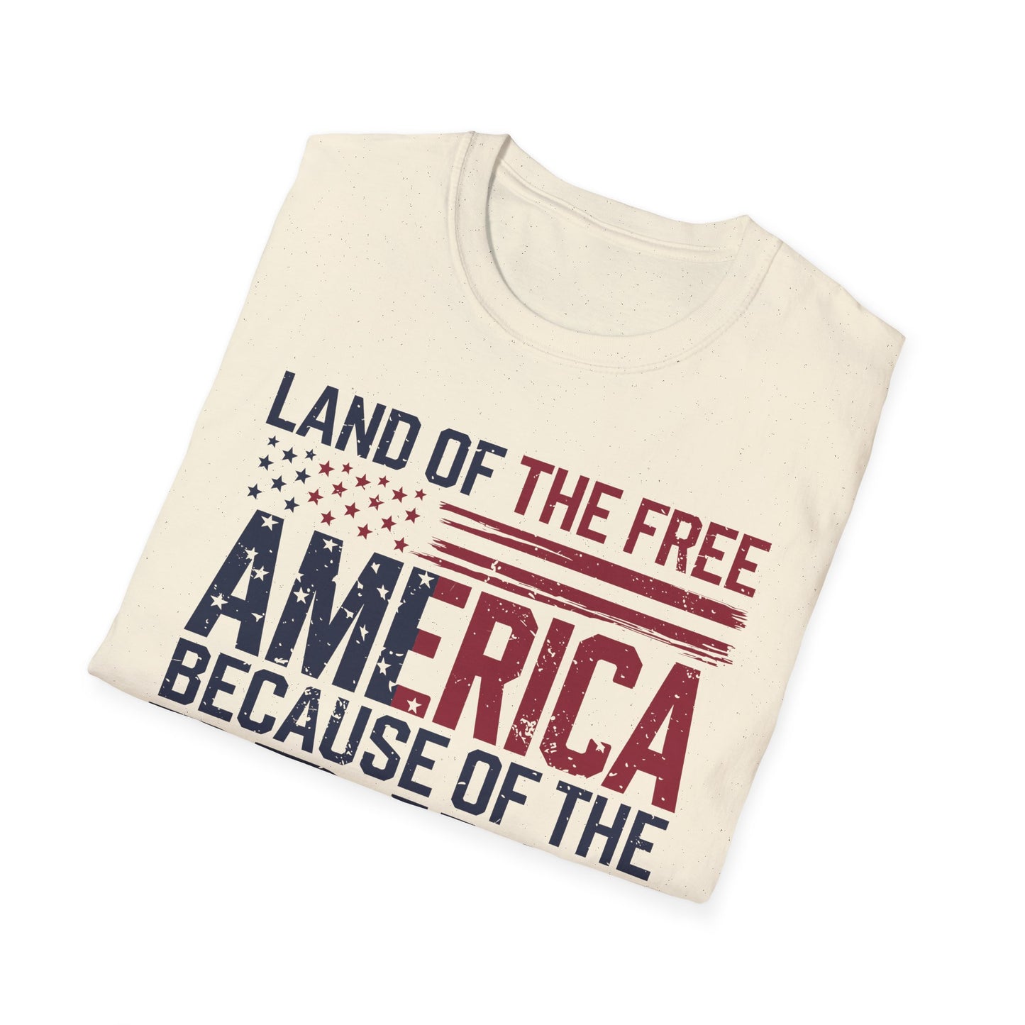 Land Of The Free Softstyle T-Shirt
