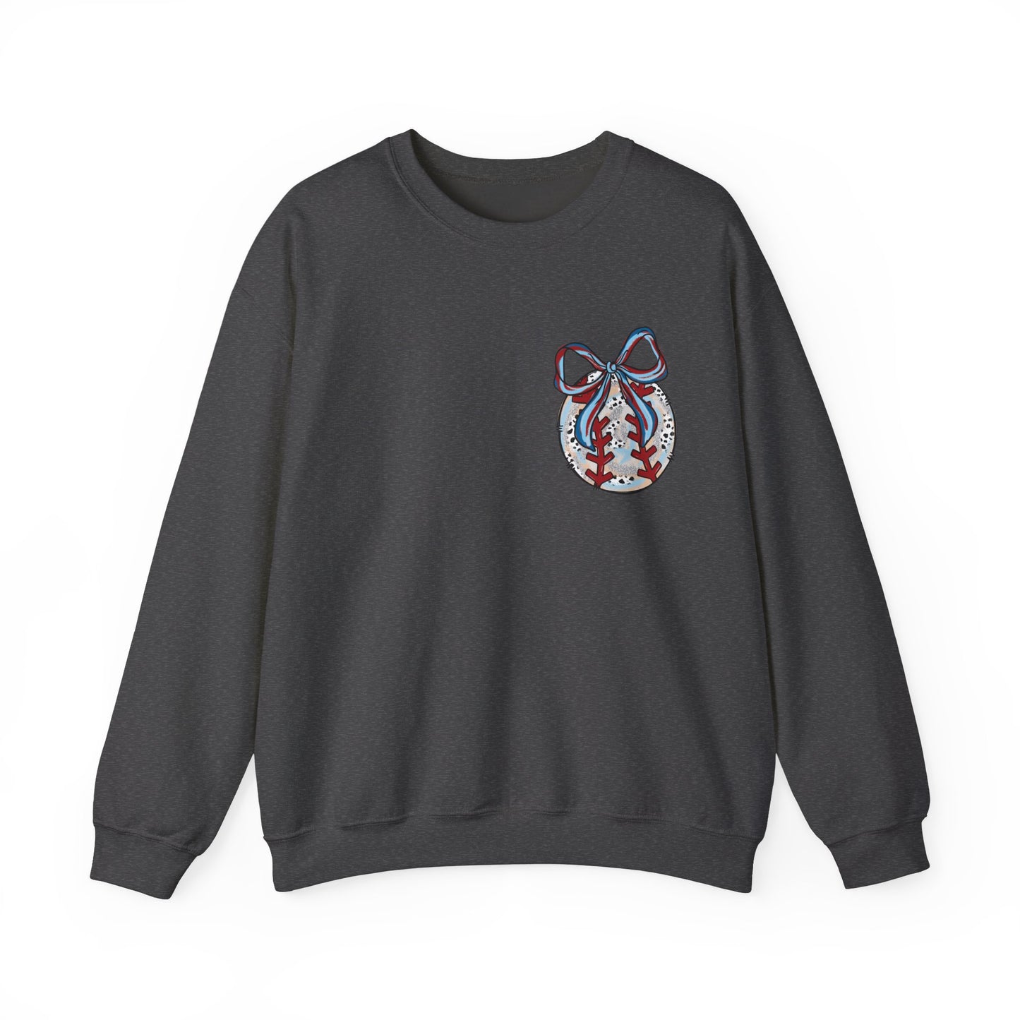 Doodle Baseball Pocket Heavy Blend™ Crewneck Sweatshirt