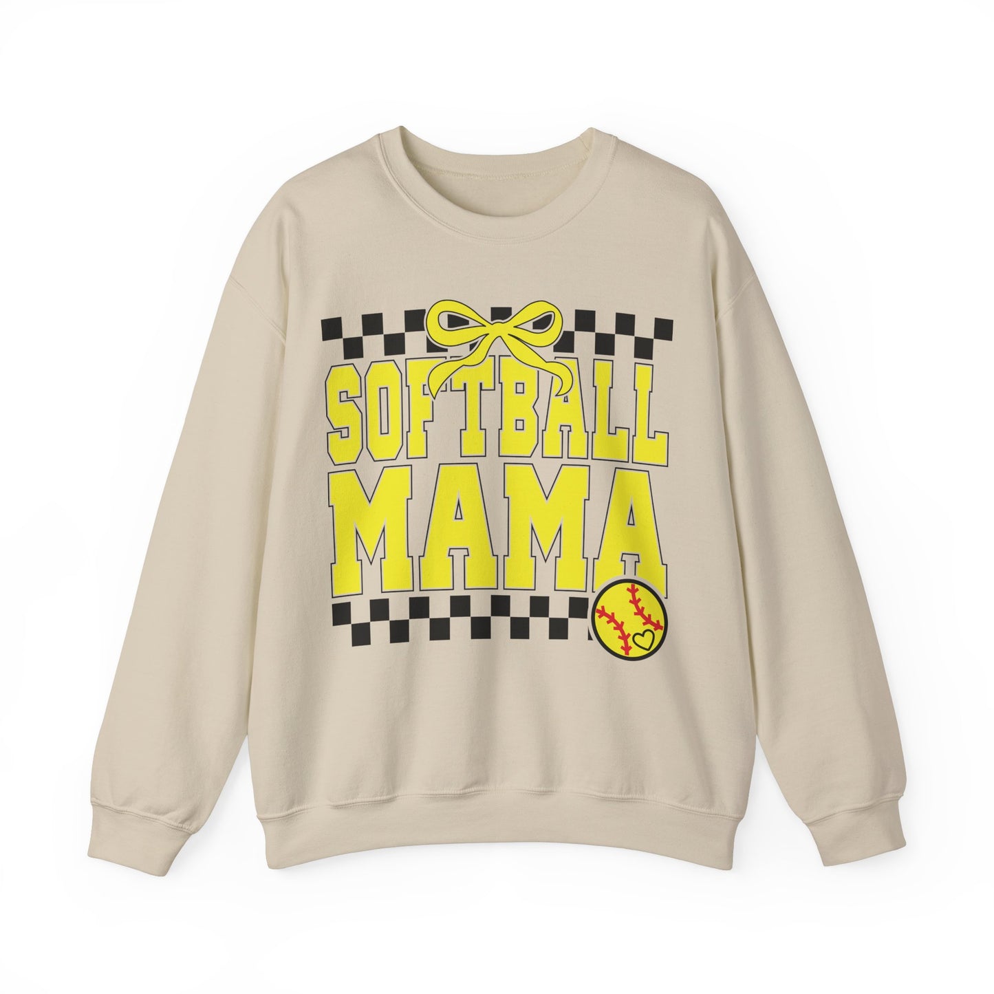 Softball Mama Heavy Blend™ Crewneck Sweatshirt