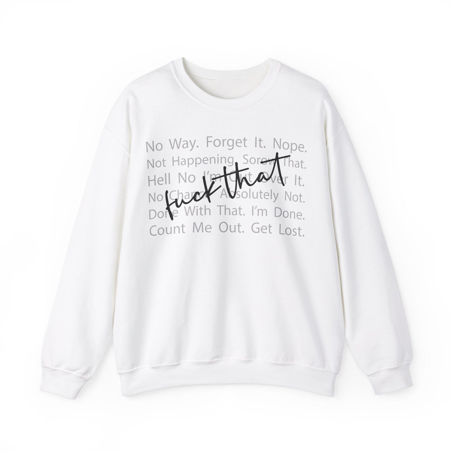 F That Heavy Blend™ Crewneck Sweatshirt