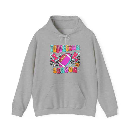 Retro Touchdown Season Heavy Blend™ Hooded Sweatshirt