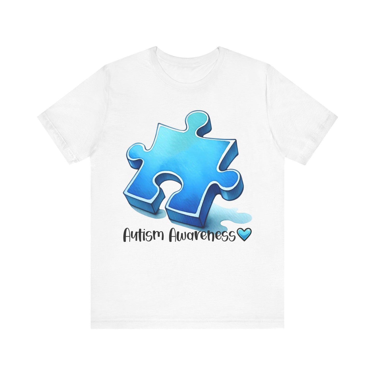 Puzzle Autism Awareness Jersey Short Sleeve Tee